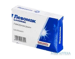 Левомак 750 табл. в/плів. оболонкою 750 мг блістер №10