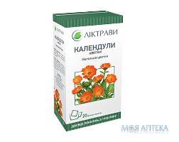 Календулы цветки цветки 1,5 г фильтр-пакет №20 Лектравы (Украина, Житомир)