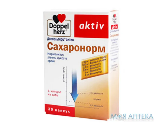 Доппельгерц актив Сахаронорм капсули №30