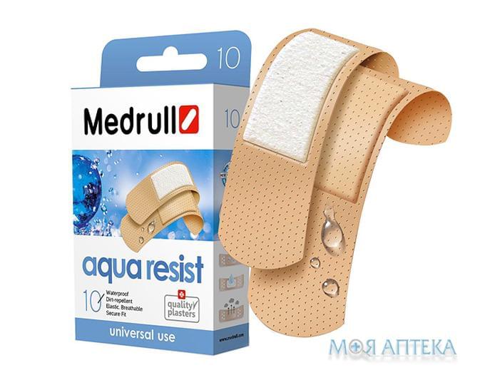 Пластырь медицинский Медрулл Аква Резіст (Medrull Aqua Resist) на полимерной основе №10