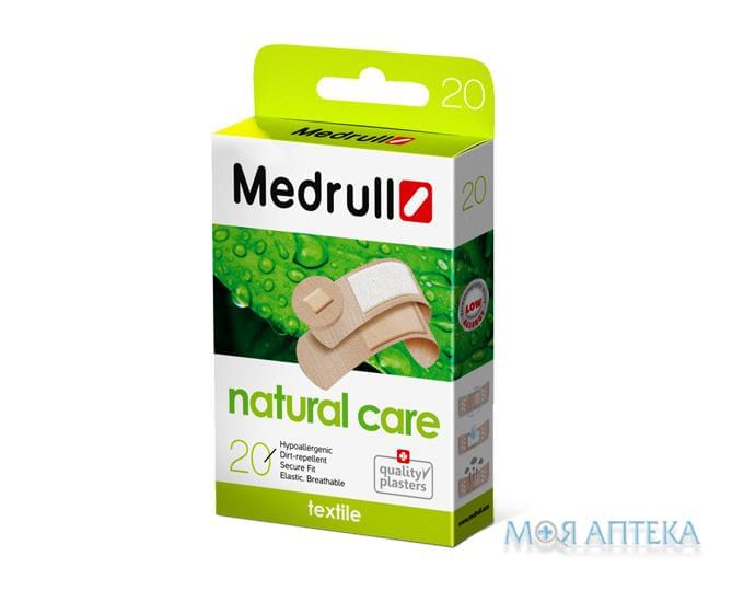 Пластир бактерицидний Медрулл Натурал Кеа (Medrull Natural Care) на тканинній основі №20