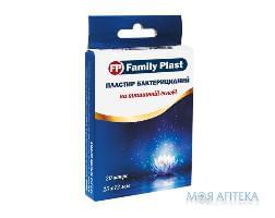 Family Plast Пластир Бактерицидний На Тканинній Основі 25 мм х 72 мм №20
