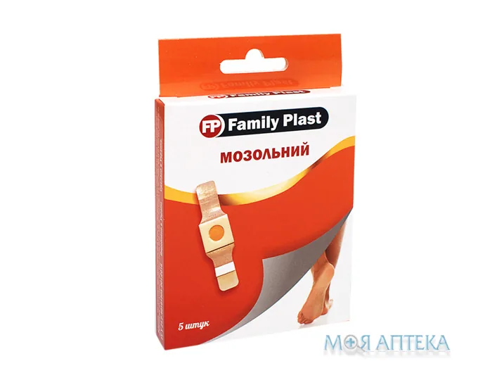 Family Plast Пластир Мозольний 2 х 6 см №5