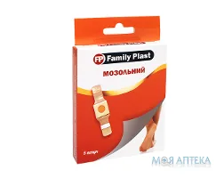 Family Plast Пластир Мозольний 2 х 6 см №5