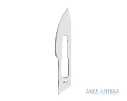 Лезо хірургічне Гранум із вуглецевої сталі стерильне 23 №1