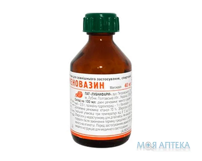 Меновазин р-н спирт. д/зовн. заст. фл. 40 мл