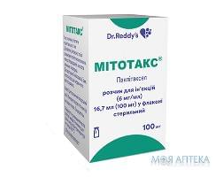 Мітотакс р-н д/ін. 100 мг фл. 16,7 мл №1