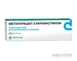 Метилурацил з мірамістіном 30г мазь