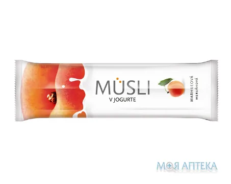 Батончик Мюсли в Йогурте 30 г, абрикос