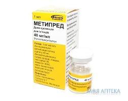 Метипред депо-сусп. д/ін. 40 мг/мл фл. 1 мл №1