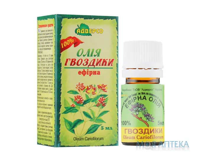 Олія ефірна Адверсо гвоздична 5 мл