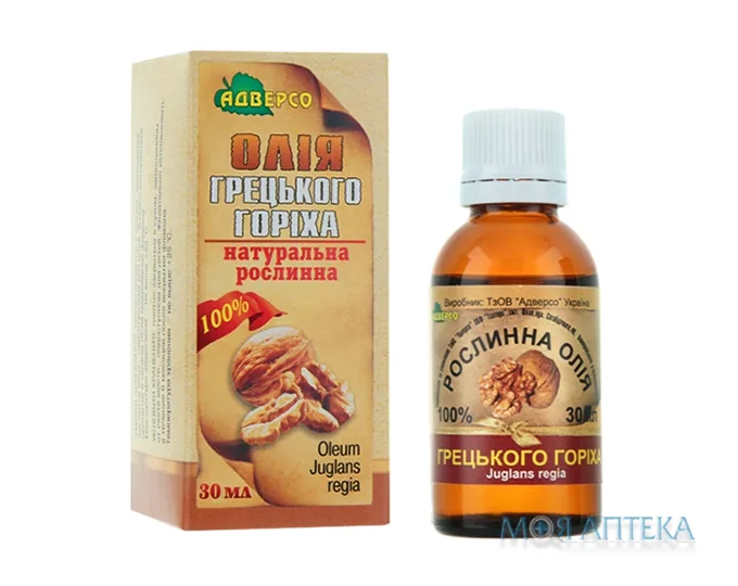 Олія рослинна Адверсо волоського горіха 30 мл