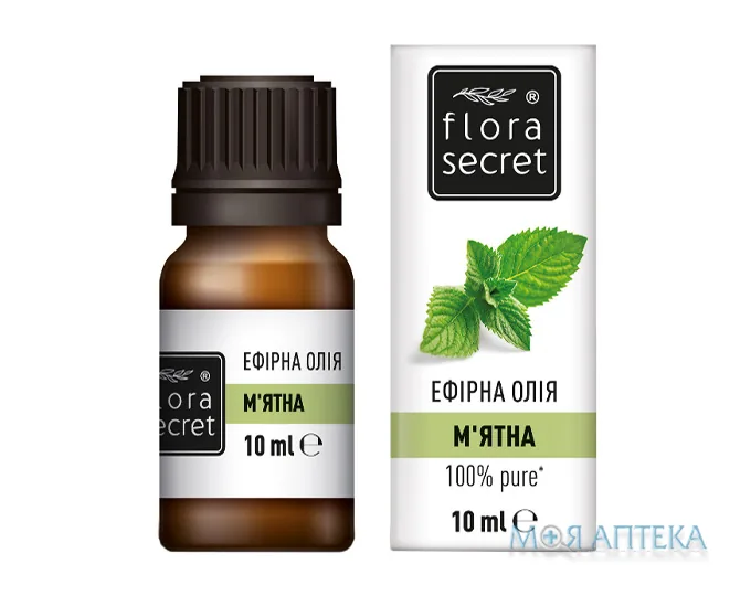 Олія ефірна Flora Secret (Флора Сікрет) м`ятна 10 мл