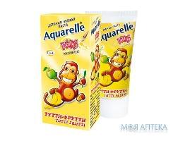 Зубна паста Aquarelle Kids (Акварель Кідс) Тутті-Фрутті, 50 мл