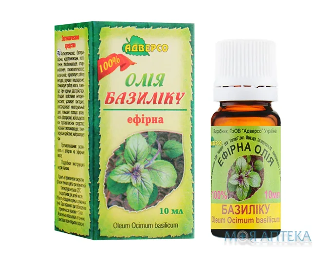 Олія ефірна Адверсо базилікова 10 мл