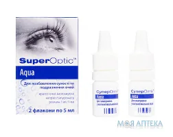 Супероптік Аква краплі оч. по 5 мл у флак. №2