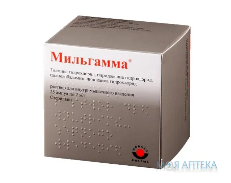 Мільгама р-н д/ін. амп. 2 мл №25
