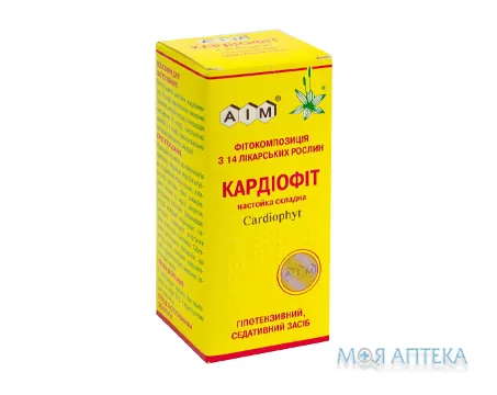 Кардіофіт настойка склад. фл. по 100 мл