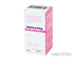 Меркурід гран. гомеопат. баночка 20 г №1