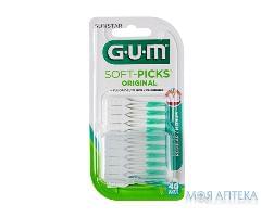 Зубна щітка міжзубна з фторидом Gum Soft Picks стандартна Набір 40 шт
