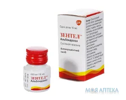 Зентел суспензія ор., 400 мг/10 мл по 10 мл у флак. №1