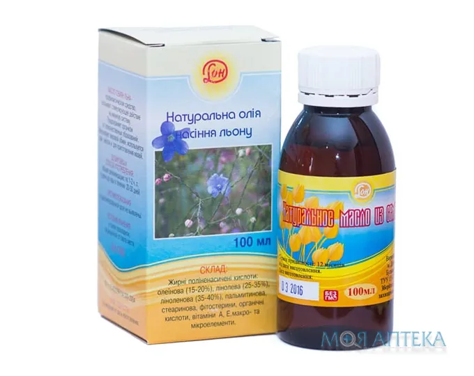 Олія лляна 100 мл