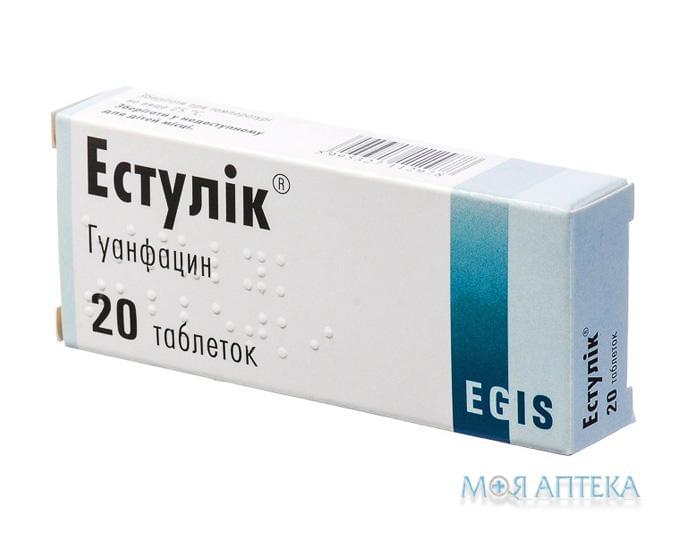 Естулік таблетки по 1 мг №20 (10х2)