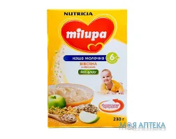 Каша Молочна Milupa (Мілупа) вівсяна з яблуком з 6 місяців, 230г