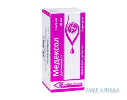 Медексол краплі оч., сусп., 1 мг/мл по 10 мл у флак.-крап.