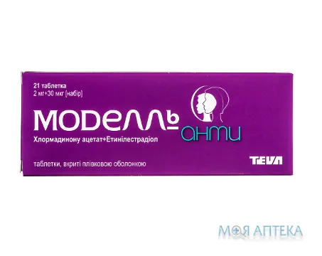 Моделль Анти табл. в/плів. оболонкою блістер №21