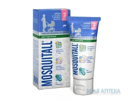 Mosquitall (Москітол) Ніжний Захист крем дитячий для прогулянок 30 мл, від комарів