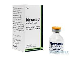 Метакос конц. д/р-ра д/инф. 4 мг/5 мл фл. 5 мл №1