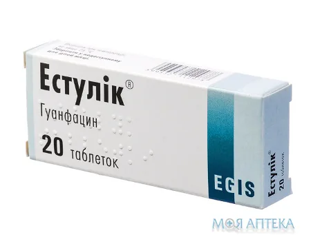 Естулік таблетки по 1 мг №20 (10х2)