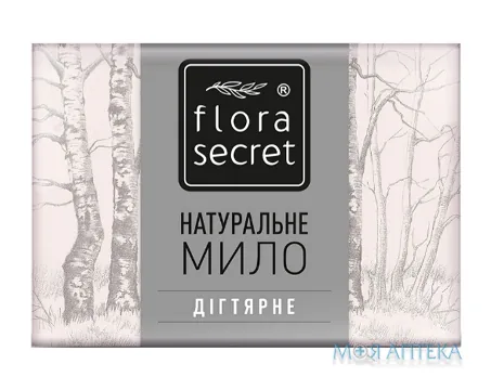 Мило Flora Secret (Флора Сікрет) дігтярне з березовим дьогтем 75 г