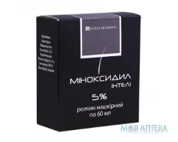 Міноксидил Інтелі р-н нашкірний 5% фл. 60 мл №1