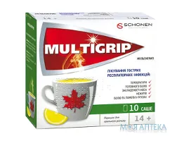 Мультигрип пор. д/оральн. р-ну саше №10