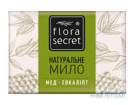 Мило Flora Secret (Флора Сікрет) банне з ефірною олією евкаліпта і медом 75 г