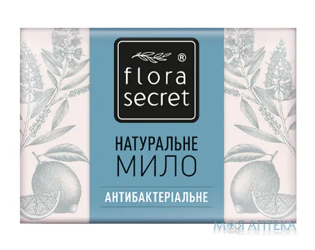 Мило Flora Secret (Флора Сікрет) антибактеріальне з ефірною олією чайного дерева 75 г