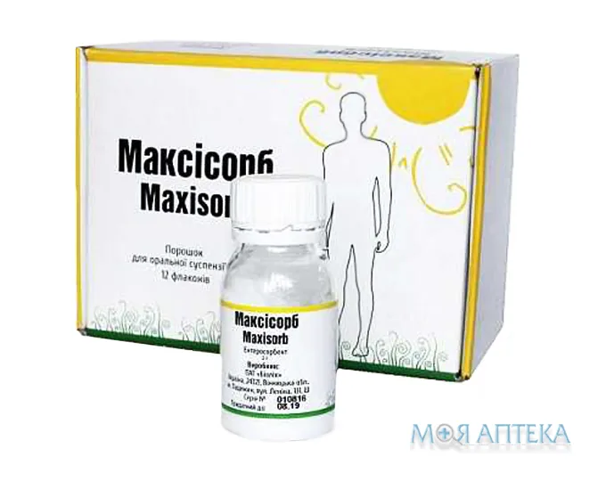 Максісорб пор. д/орал. сусп. 2 г фл. №12
