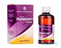 Нормолакт сироп, 670 мг/мл по 200 мл у флак.