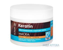 МАСКА DR.SANTE KERATIN ДЛЯ ТУСКЛЫХ И ЛОМКИХ ВОЛОС 300 МЛ