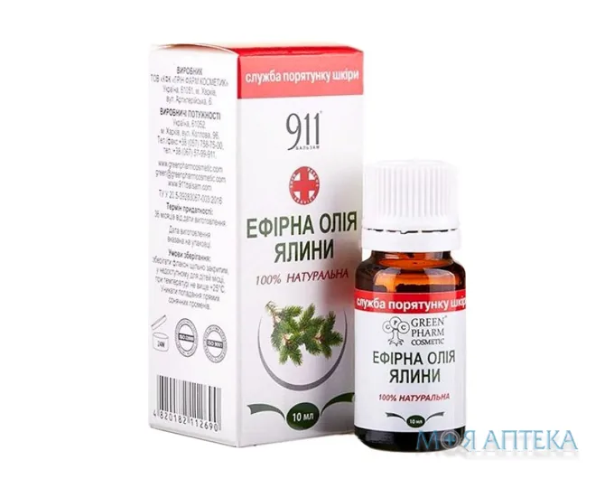 Олія ефірна 911 ялинова 10 мл