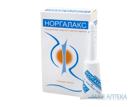 Норгалакс гель ректал. туба-канюля 10 г №6