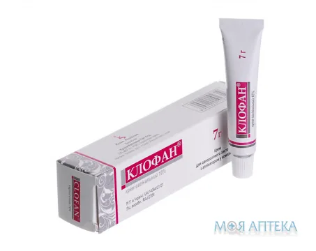 Клофан крем вагін. 10 % по 7 г у тубах