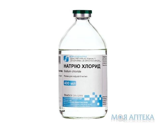 Натрия Хлорид р-р д/инф. 9 мг/мл бутылка 400 мл