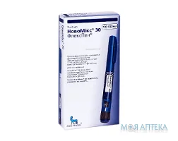 Новомікс 30 Флекспен сусп. д/ін. 100 ОД/мл картридж 3 мл, вклад. в шпр.-руч. №5
