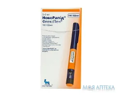 Новорапід Флекспен р-н д/ін. 100 ОД/мл картр. 3 мл, вклад. у шприц-ручку №5