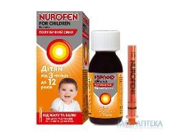 Нурофен для детей сусп. 100 мг/5 мл  клубника  100 мл