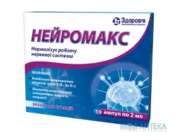 Нейромакс р-н д/ін. амп. 2 мл, коробка №10
