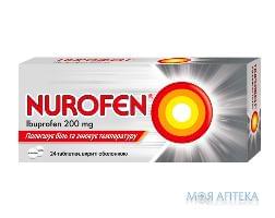 Нурофен таблетки, в / о, по 200 мг №24 (12х2)
